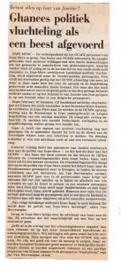 Het Nieuwsbl 10.10.87 .ghanezen